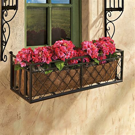 metal outdoor window boxes|wrought iron window boxes cheap.